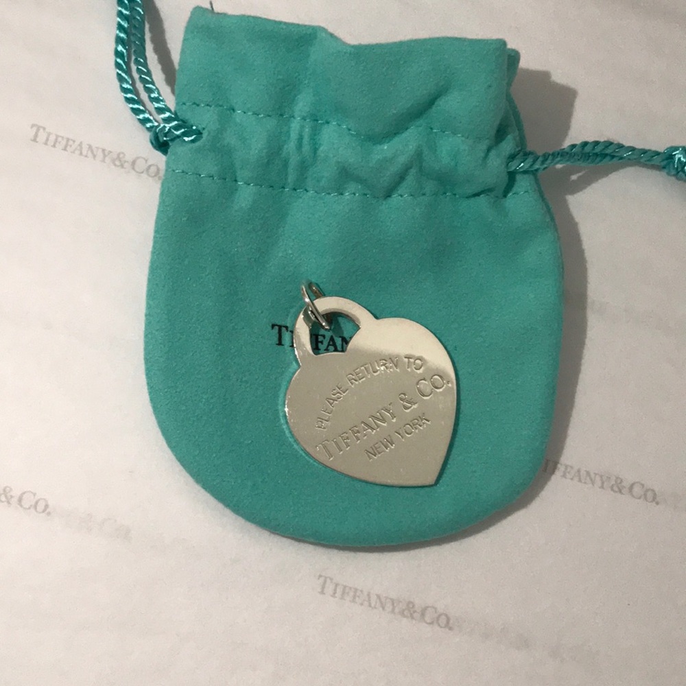 Tiffany & Co. Extra Large RTT Charm in Silver